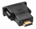 Переходник DVI Buro DVI-I f - HDMI m , черный [hdmi-19m-dvi-i f -adpt]