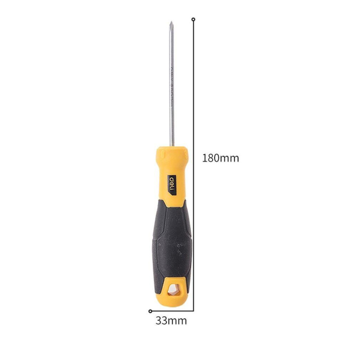 Крестовая DL633075 PH0x75мм Материал: CR-V. Двухкомпонентная ручка. Хромированная.