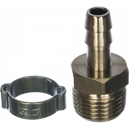Переходник 1/2"М - елочка (10 мм; обжимное кольцо 15Х18 мм) FUBAG 180264