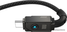 Кабель Baseus P10355800111-00 Unbreakable Series Fast Charging Data Cable Type-C to Type-C 100W 1m Cluster Black быстрая зарядка, передача данных