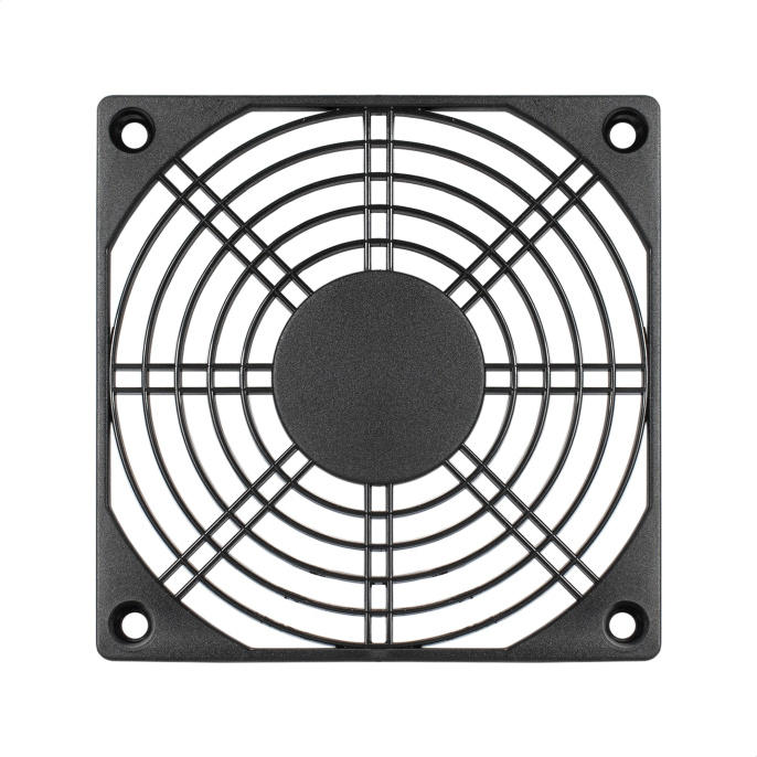 Решетка для вентилятора 120x120 ExeGate EG-120PSB (120x120 мм, пластиковая, квадратная, черная) EX295271RUS