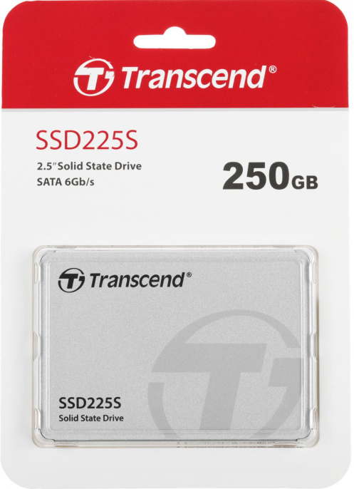 SSD накопитель Transcend 225S TS250GSSD225S 250ГБ, 2.5", SATA III, SATA
