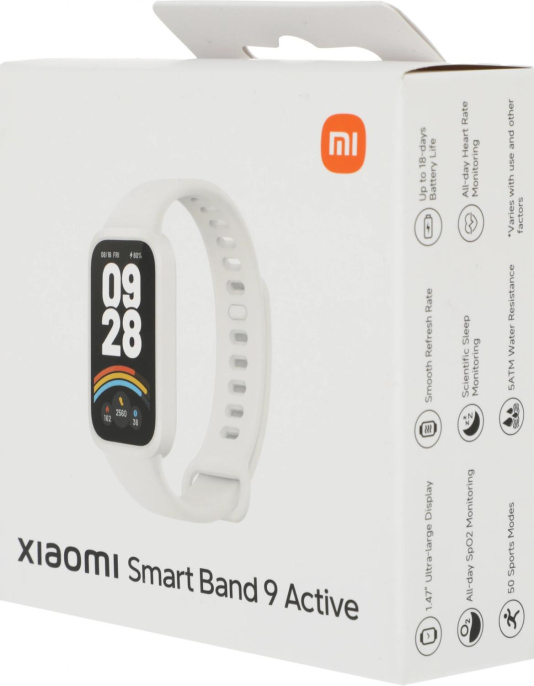 Фитнес-трекер Xiaomi Smart Band 9 Active,  1.47",  бежевый, бежевый [bhr9441gl]