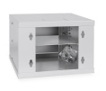 Cabeus WSC-4Um Шкаф телекоммуникационный настенный 10" 4U 326x300x225mm (ШхГхВ) дверь металл