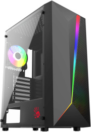 Корпус ATX BLOODY BD-CC106, Midi-Tower, без БП, черный [bd-cc106-bk]