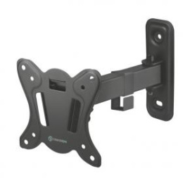 Кронштейн ONKRON NP14 для телевизора 10"-32" наклонно-поворотный, чёрный 4603728441214