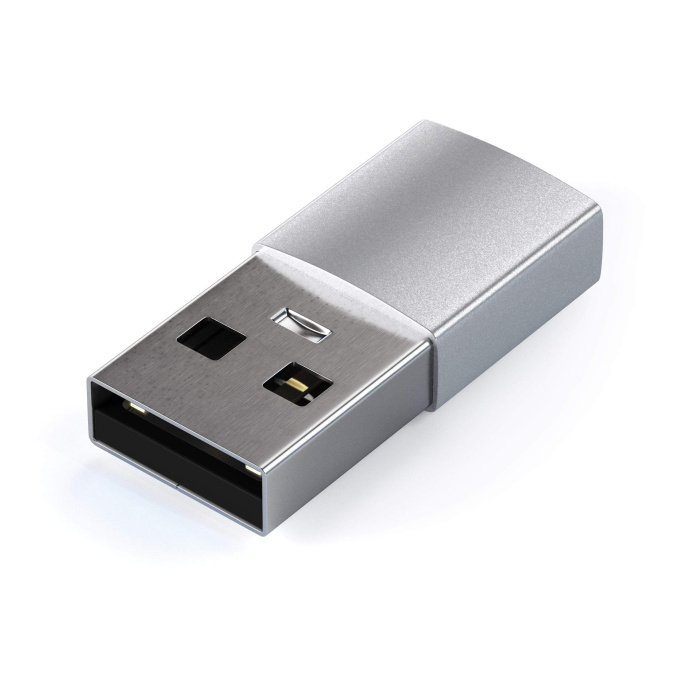 Адаптер Satechi USB Type-A to Type-C. Цвет серебристый. (ST-TAUCS)
