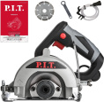 Дисковая (циркулярная) пила P.I.T. PKS115-C (по камню, 1400 Вт, 13000 об/мин, 115х20 мм, проп. 33 мм, наклон 45°)
