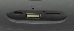 Колонка порт. Hyundai H-PAC100 черный 3W 1.0 BT/3.5Jack/USB
