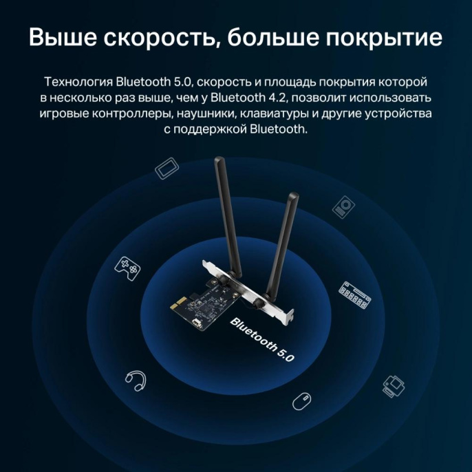 Wi-Fi + Bluetooth адаптер MERCUSYS MA30E PCI Express
