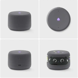 Умная колонка Yandex Станция Лайт 2 без часов Алиса графитовый 6W 1.0 BT/Wi-Fi 10м (YNDX-00028GRY)