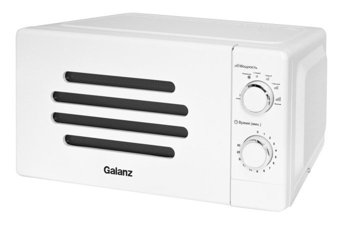 Микроволновая печь Galanz MOS-2007MW, 700Вт, 20л, белый