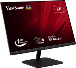 23.8" Монитор ViewSonic VA2432-h, 1920x1080, IPS, 75Гц, 1хHDMI, черный [vs17789]