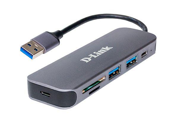 Хаб разветвитель D-Link DUB-1325/A1A, серый