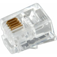 Rexant 05-1012 Разъем телефонный UTP, RJ-14 6P4C , CAT 3