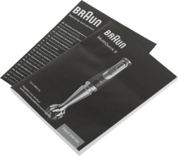 Блендер погружной Braun MQ9135XI 1200Вт черный/серебристый 0X22111366