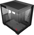 Корпус mATX BLOODY CC-121, Mini-Tower, без БП, черный [cc-121-bk]