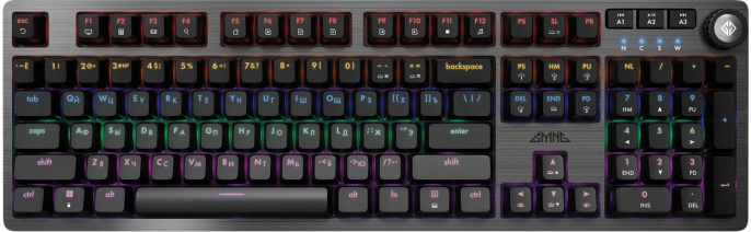 Клавиатура GMNG GG-KB790X, USB, черный серый [1913918]
