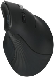 Беспроводная компьютерная мышь вертикальная UGREEN MU008S 85081 Multi-mode Wireless Vertical Mouse 2.4 GHz&BT. Цвет: черный (85081_)