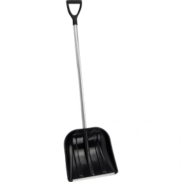 Пластмассовая лопата с алюминиевой планкой, алюминиевым черенком и V-образной ручкой Gigant IAG-002