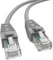 Патч-корд NTSS NTSS-PC-UTP-RJ45-5e-0.3-LSZH-GY UTP RJ-45 вил.-вилка RJ-45 кат.5E 0.3м серый LSZH 26AWG 14219425