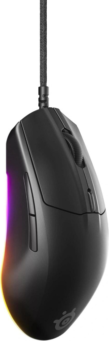 Мышь проводная SteelSeries Rival 3 Gen 2, игровая, оптическая, USB, 8500dpi, черный [62515]