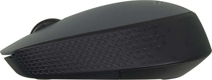 Мышь беспроводная Logitech M170, радио, оптическая, USB, 1000dpi, серый и черный [910-004646]