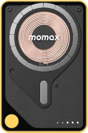 Внешний аккумулятор Momax IP131 1-Power X Pro 5000mAh Желтый IP131HKY совместимость с MagSafe, 20 Вт PD и быстрая зарядка Qualcomm Quick Charge 3.0, возможность зарядки