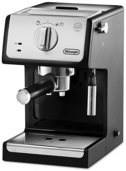 Кофеварка рожковая Delonghi ECP33.21.BK 1100Вт черный