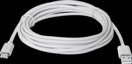 Defender USB кабель USB08-10BH USB2.0 белый, AM-MicroBM, 3м 87468