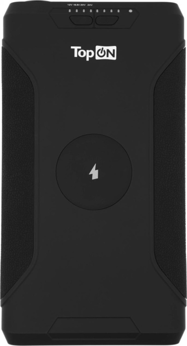 Мобильный аккумулятор TopON TOP-X73 72000mAh QC3.0/PD3.0/Qi 180W 5A USB-A/2xUSB-C беспров.зар. черный 103073