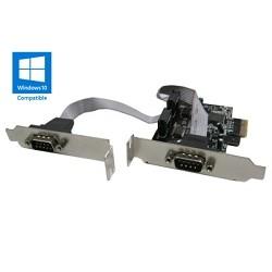 Контроллер Orient XWT-PE2SLP OEM PCI-Ex1 2xCOM9M Low Profile