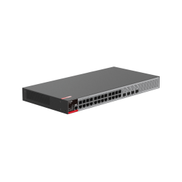 Управляемый коммутатор Ruijie RG-S2915-24GT4MS-P-L 2+ уровня 24 порта 10/100/1000BASE-T и 4 порта 1GE/2.5GE SFP, поддержка PoE+, макс. 370 Вт для PoE