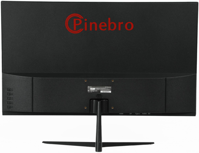 23.8" Монитор PINEBRO GF-2403T, 1920x1080, IPS, 165Гц, 1хHDMI, 1хDP, черный