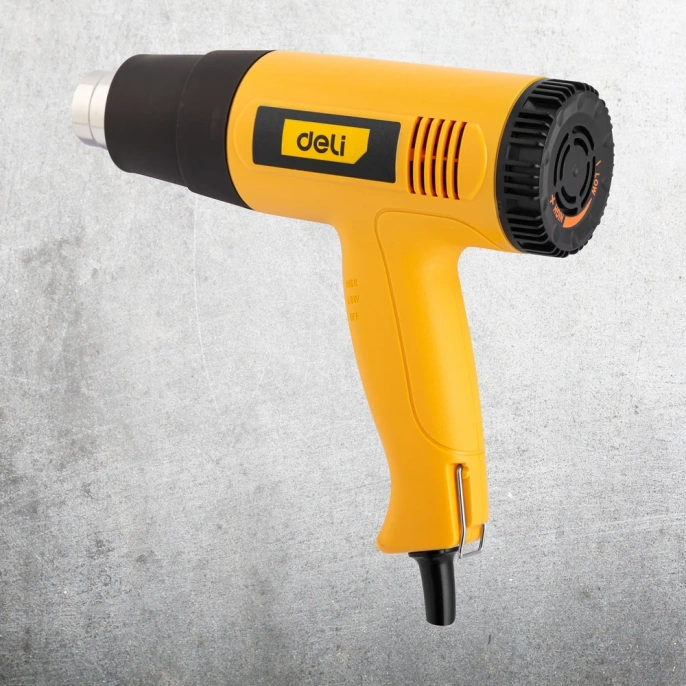 Термопистолет/технический фен DELI DL391202 (2000Вт, рабочая температура 100...650 град.) 103017