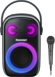 Портативная колонка Tronsmart Halo 110 60W (номинальная мощность 60 Вт, воспроизведение с USB/microSD, питание от аккумулятора, BT 5.3, AUX, влагозащита IPX6, время работы: 18 ч)