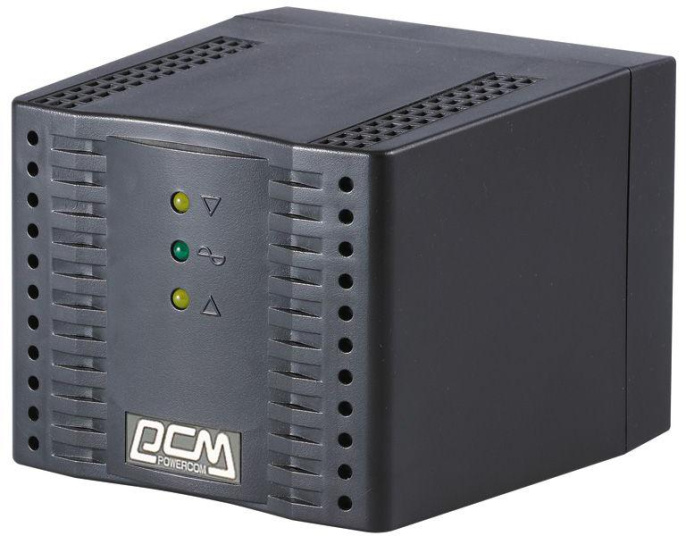 Стабилизатор напряжения/ Powercom TCA-1200 Black Tap-Change, 600W