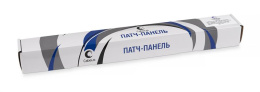 Cabeus PL2-24-Cat.5e-Dual IDC Патч-панель 19" (1U), 24 порта RJ-45, категория 5e, Dual IDC, с задним кабельным организатором