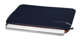 Чехол для ноутбука 13.3" HAMA Neoprene, синий/оранжевый [00101553]