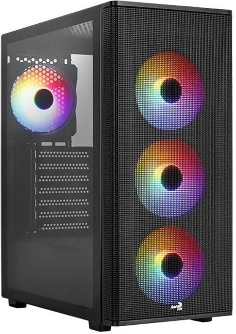 Корпус Aerocool Designer-G-BK-v1 черный без БП ATX 4x120mm 2x140mm 2xUSB2.0 1xUSB3.0 audio bott PSU