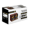 Акустическая система 2.0 ExeGate Maestro SPS-590 (Активная, питание 220В, 2х3Вт, 30-18000Гц, цвет темное дерево, Color Box) EX297196RUS