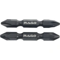Биты для шуруповерта RAGE By VIRA магнитные двухсторонние 2 шт S2 PH2 x PH2 х 50 мм 554174