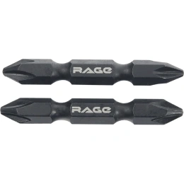 Биты для шуруповерта RAGE By VIRA магнитные двухсторонние 2 шт S2 PH2 x PH2 х 50 мм 554174