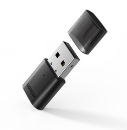 Адаптер UGREEN CM390 80889 USB Bluetooth 5.0 Adapter. Цвет: черный