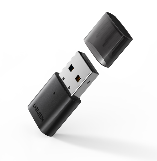 Адаптер UGREEN CM390 80889 USB Bluetooth 5.0 Adapter. Цвет: черный
