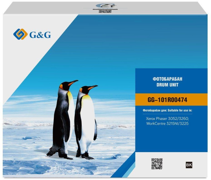 Драм-картридж G&G, аналог Xerox 101R00474 10k с чипом NT-DX3260C-SJ