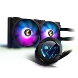 Жидкостная система охлаждения Gigabyte AORUS WATERFORCE 280, 2 x 140mm ARGB Fan, RTL {6} 552367 GP-AORUS WATERFORCE 280