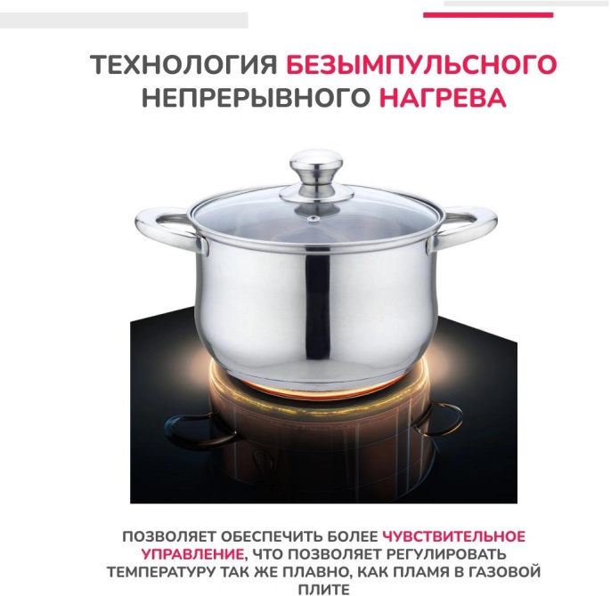 Индукционная варочная поверхность Simfer H30I72S002, конфорок: 2 шт., стеклокерамика, независимая, черный