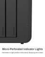 Внешний корпус для жёстких дисков TerraMaster D2-320 DAS tower/JBOD,RAID0,1/up to 2 SATA 3,5' or 2,5' /1xUSB3.1 Type-C gen2/1xPS/1YW
