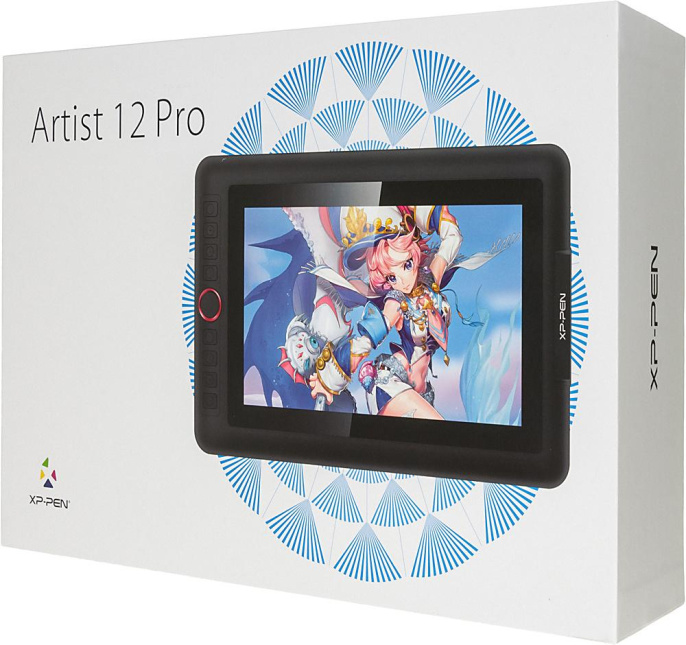 Графический планшет-монитор XPPen Artist 12 PRO FHD IPS HDMI черный (JPARTIST12PRO)